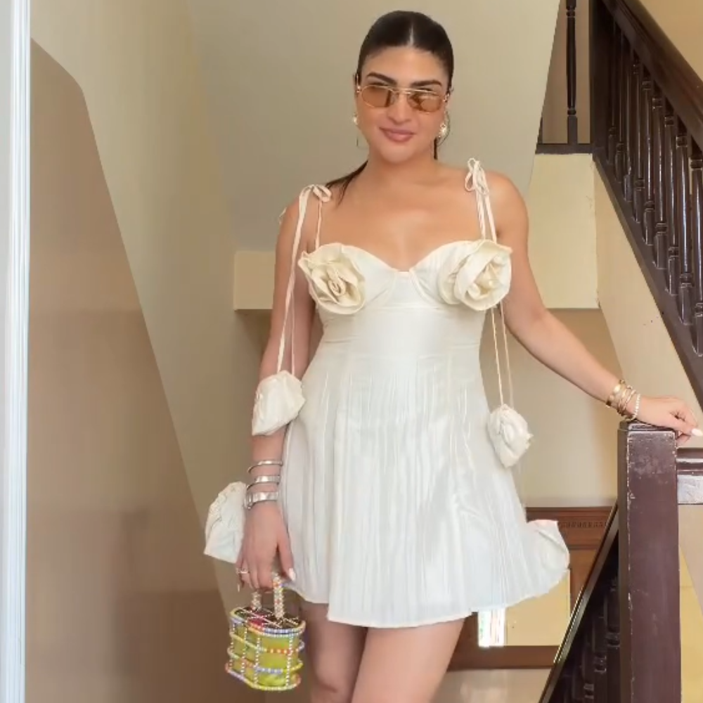 Khushnaz Turner adds a pop of colour with Rosantica bag