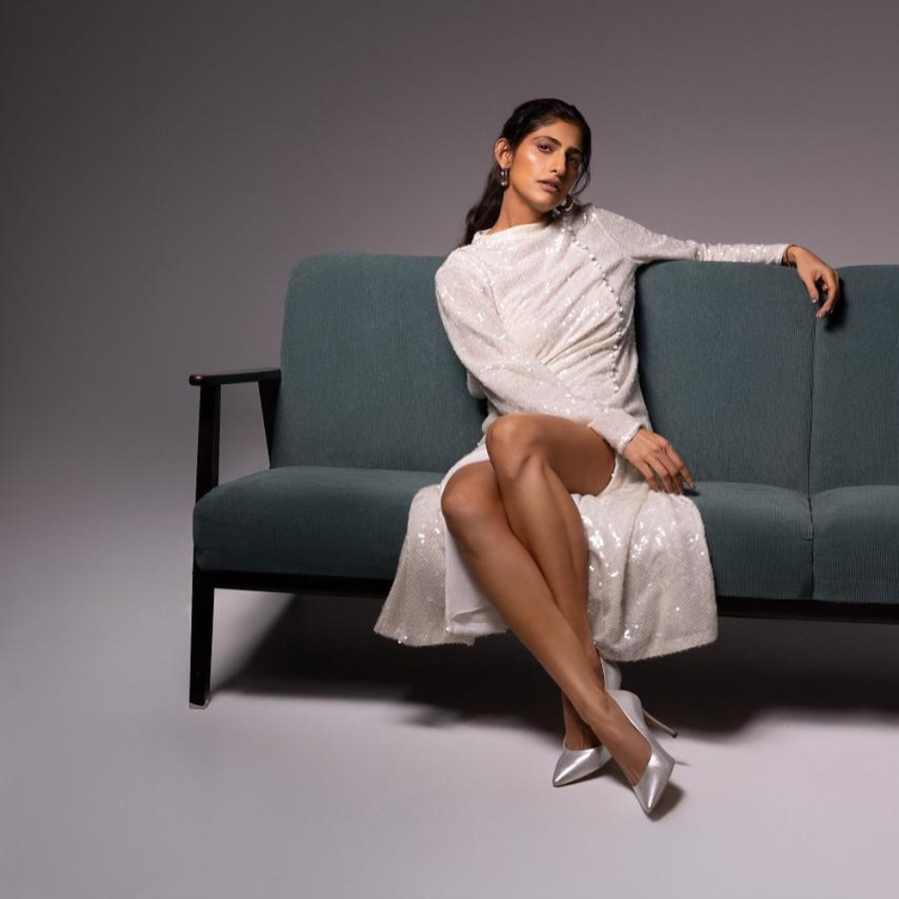 Kubbra Sait styled in AiSPi for Editorial Shoot