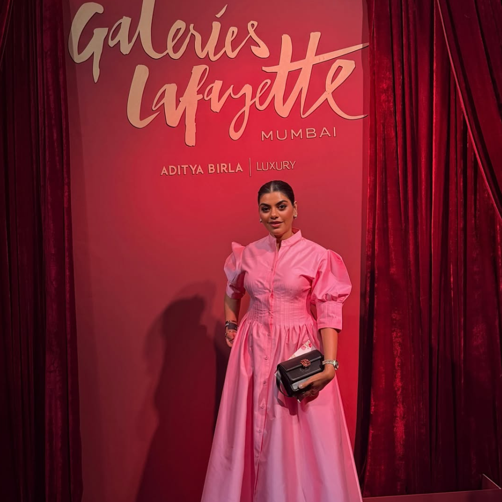 Vaishali Jain wears AiSPi for the Galeries Lafayette Opening Event