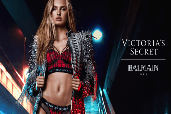 Victoria'sSecret Balmain Models Angels Balmain Fashion Lingerie Collaboration Punk