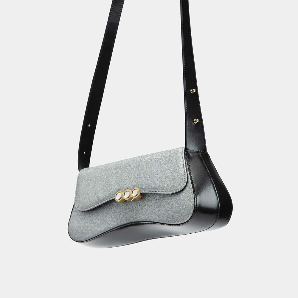 Culita Baguette Bag - Black