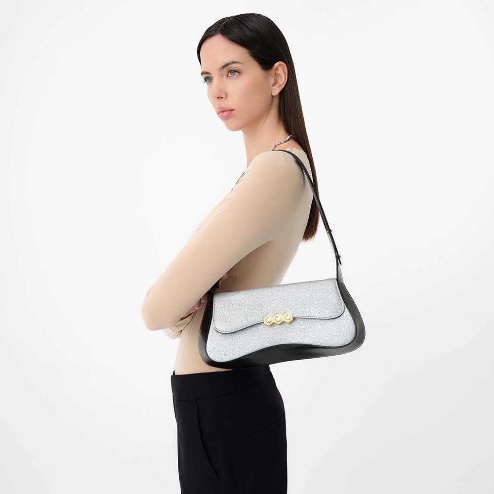 Culita Baguette Bag - Black