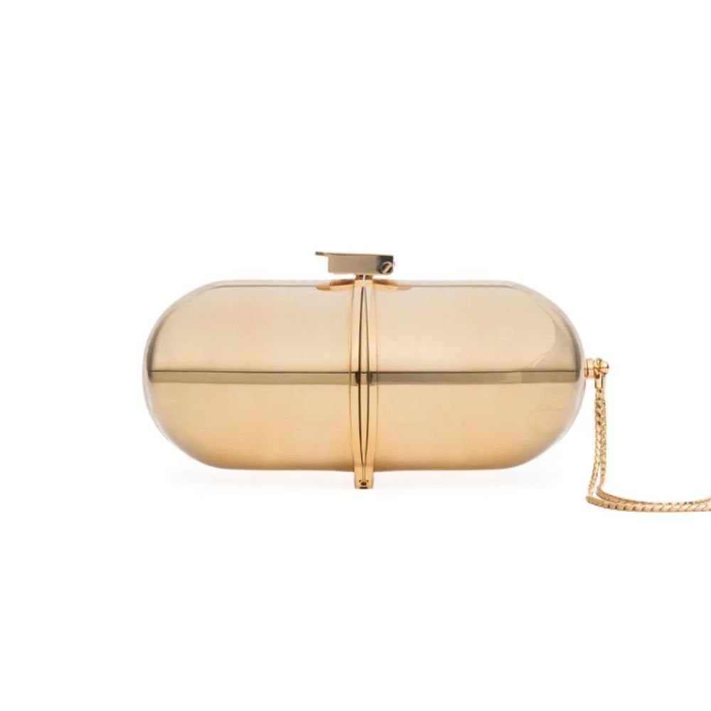 Reflective Pill Bag - Gold