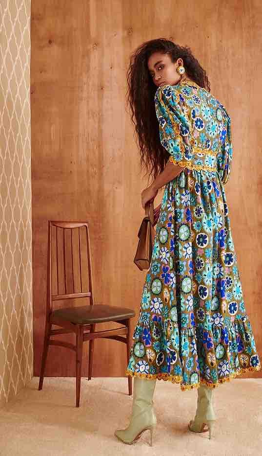 Merapi Dress - Green