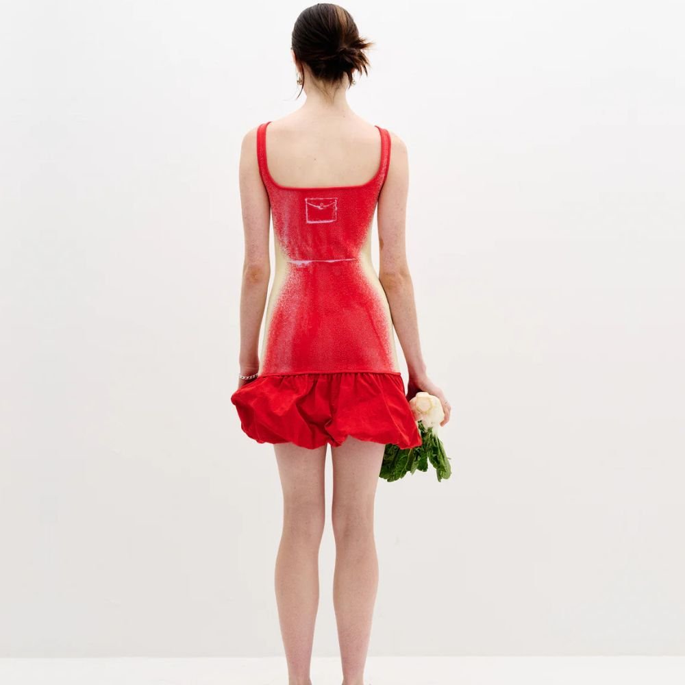Daphne Reversible Tank Dress - Marquee Red