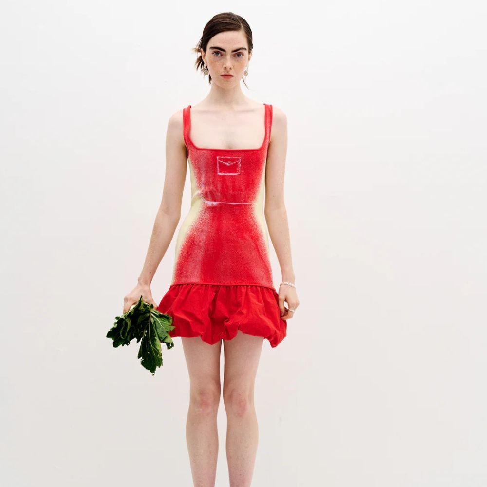 Daphne Reversible Tank Dress - Marquee Red