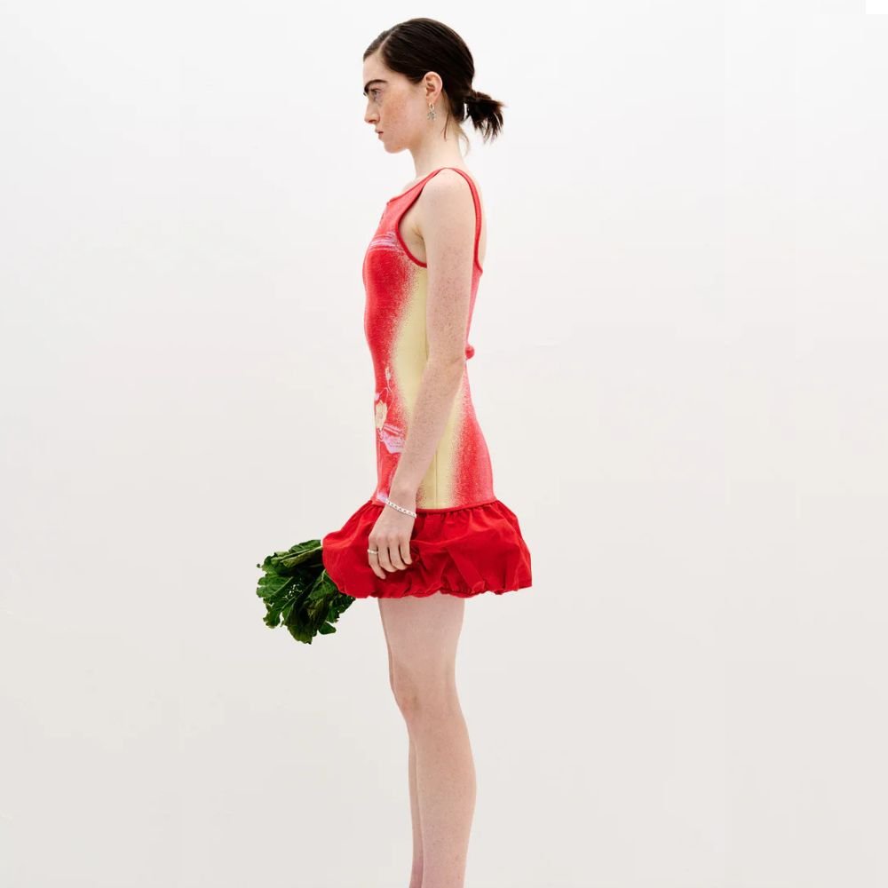 Daphne Reversible Tank Dress - Marquee Red