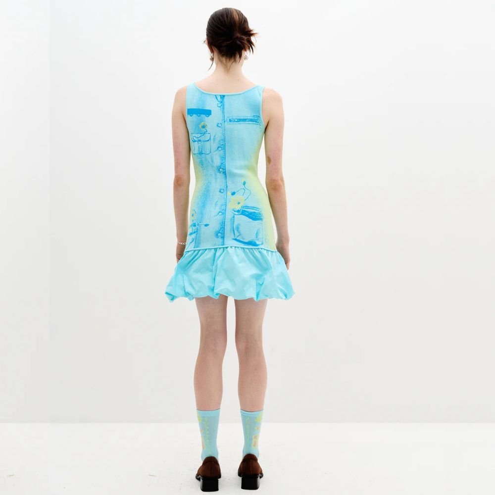 Daphne Reversible Tank Dress - Paradise Blue