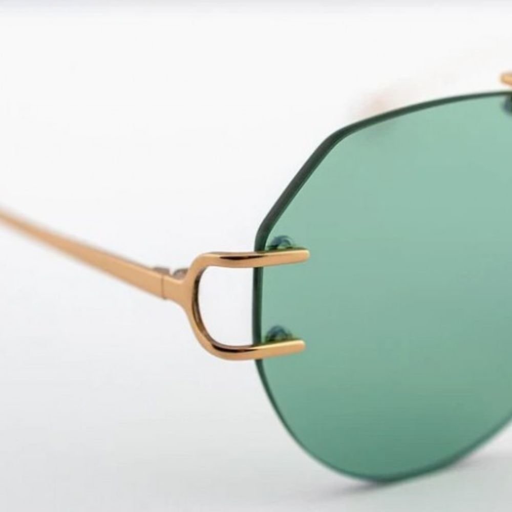 Flow Sunglasses - Gold & Green