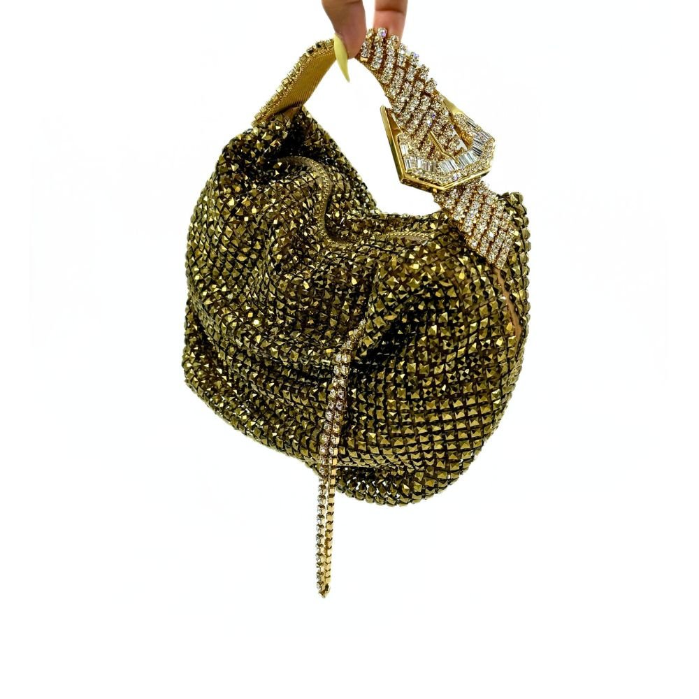 Jill Net Gold Bag