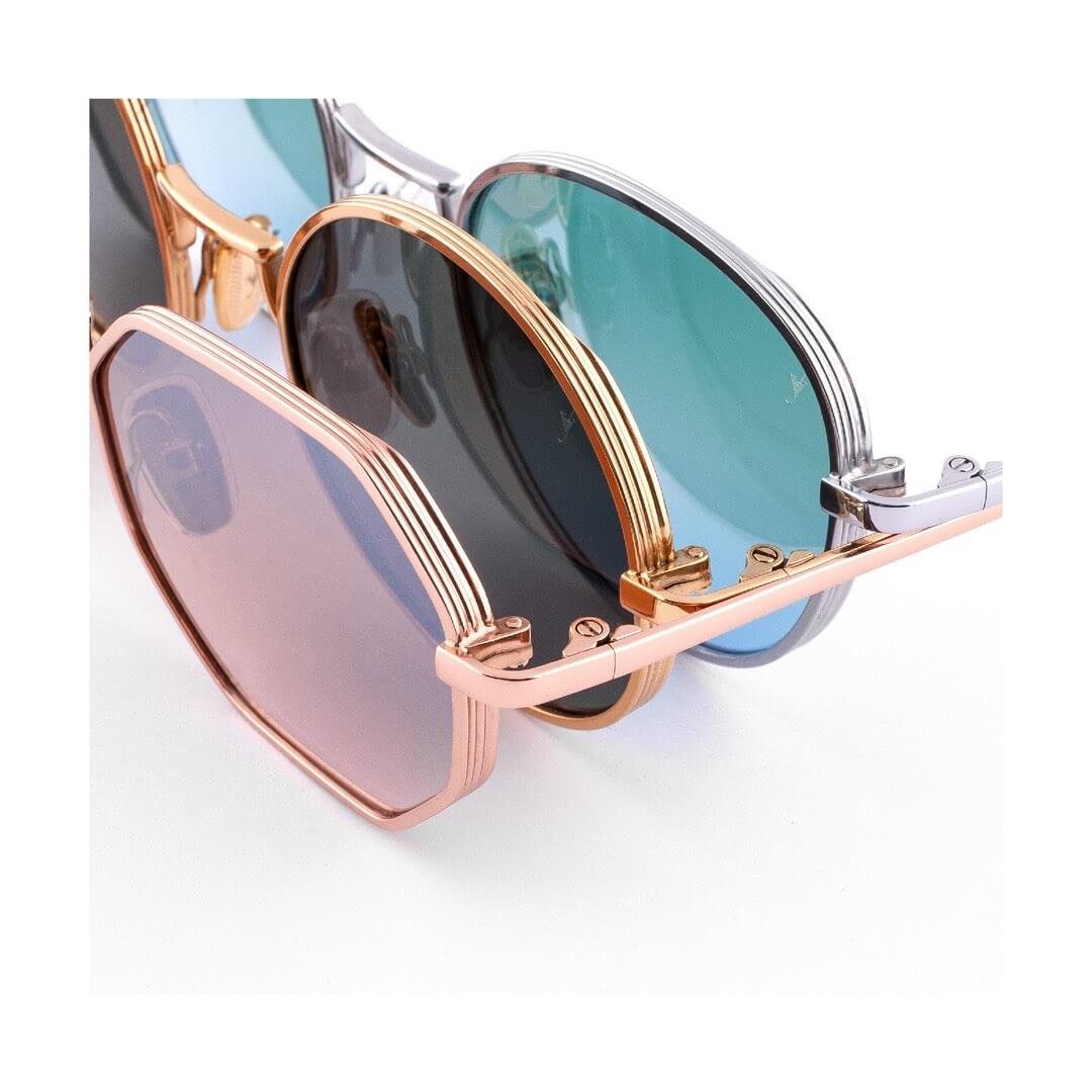 Van Sunglasses - Brown / Pink Gradient