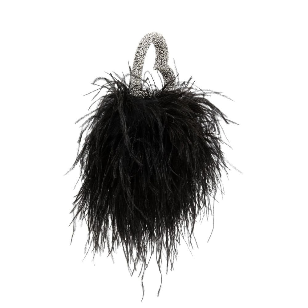 Love Feather Pouch - Black