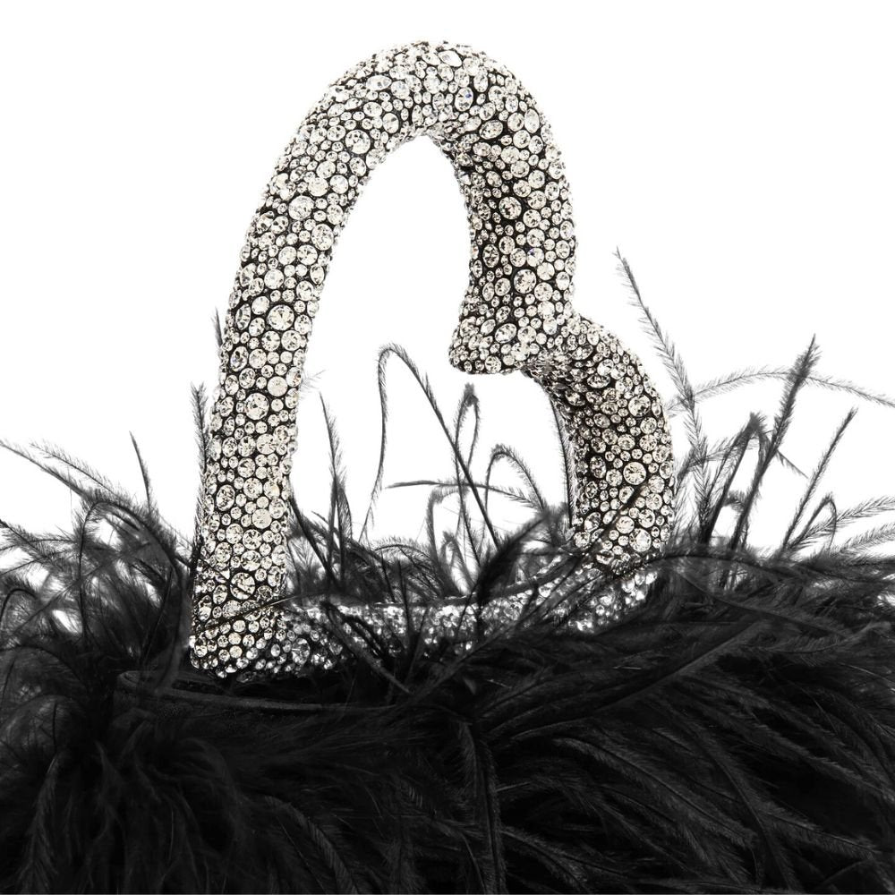 Love Feather Pouch - Black