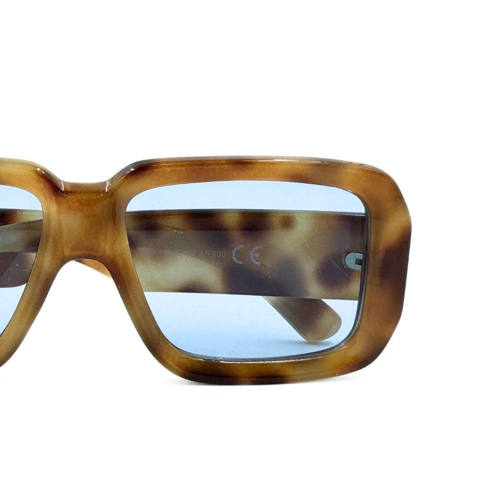 Casino Sunglasses - Havana & Sky Blue