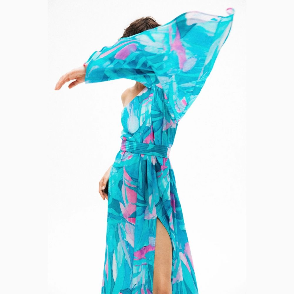 Noma Dress - Ocean Print