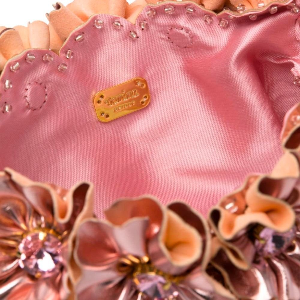 Baguette Fleurs D'Ete Bag - Pink