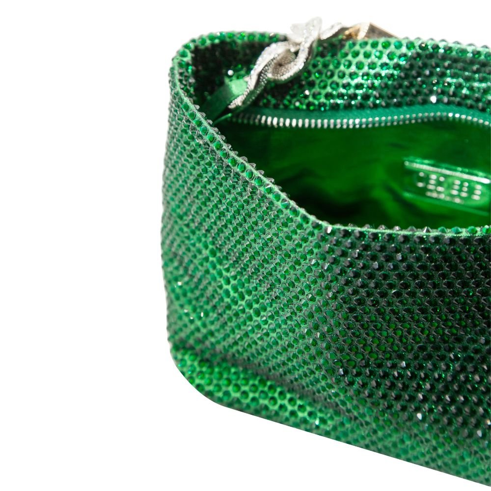Jessye Lame Bag - Green