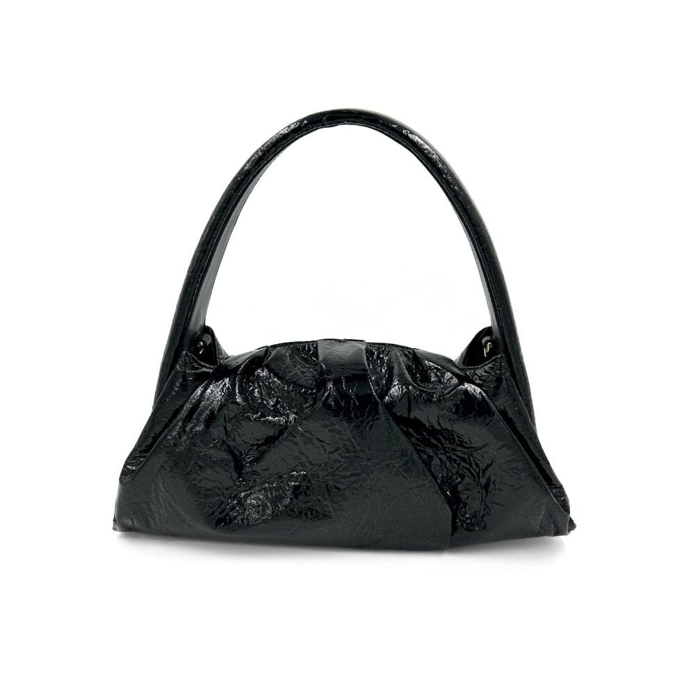 Hera Pineapple Fabric Bag - Black