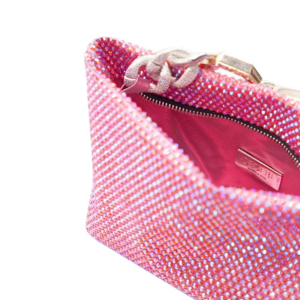 Jessye Lame Bag - Indian Pink & Hyacinth