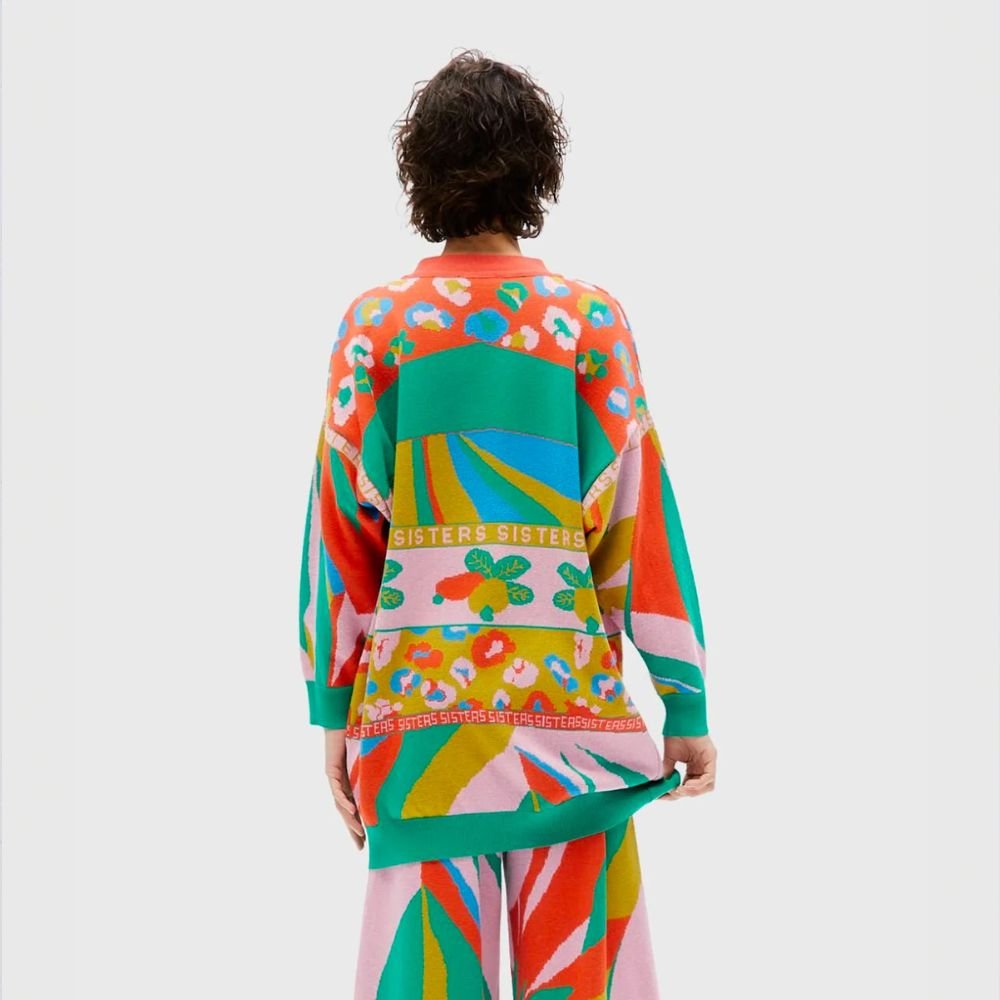 Joe Knit Cardigan - Multiprint
