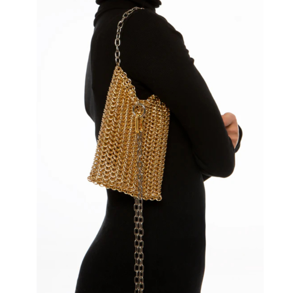 Sachel Bag - Gold
