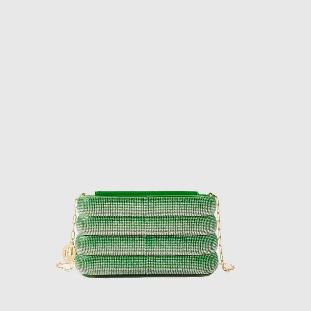 Favilla Clutch - Degrade Green