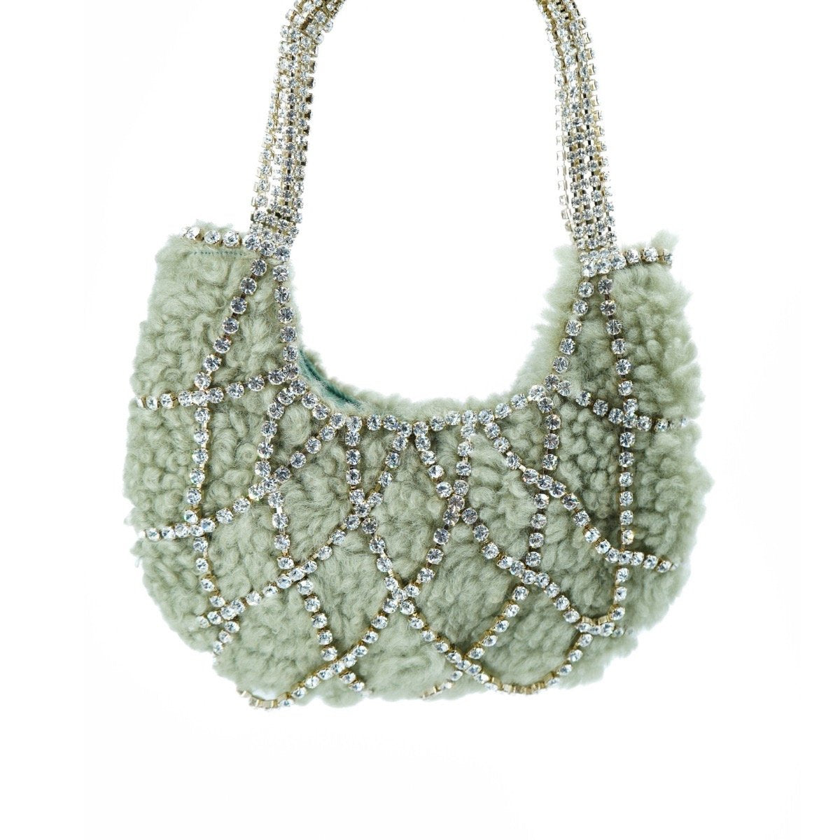 Sophia Teddy Green Bag