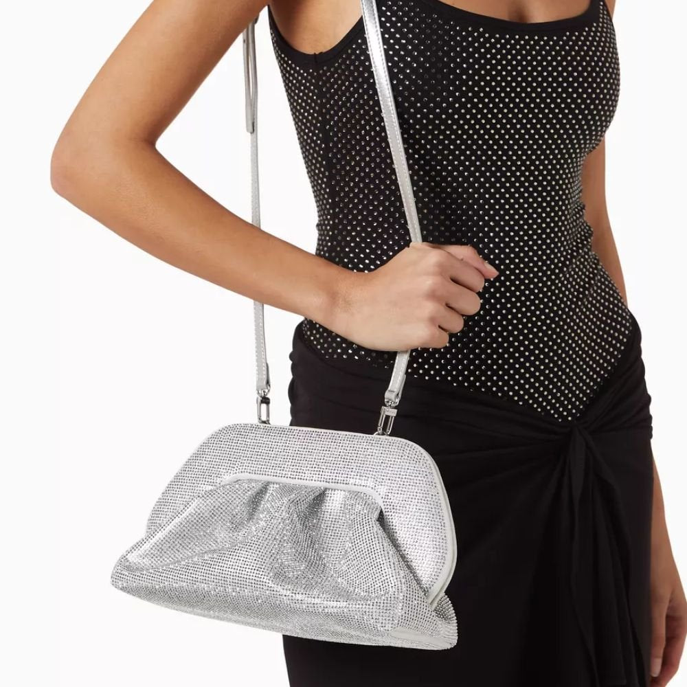 Tia Strass Bag - Silver