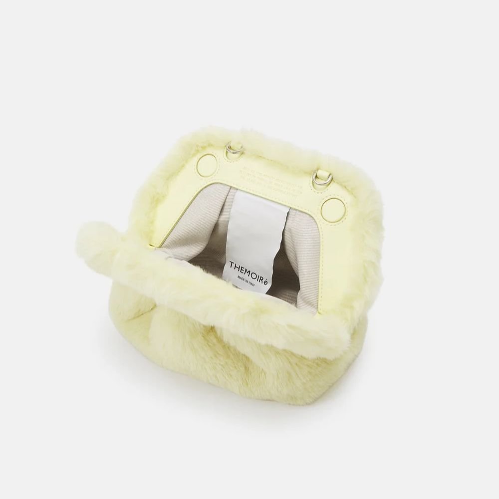 Gea Vanilla Fur Bag