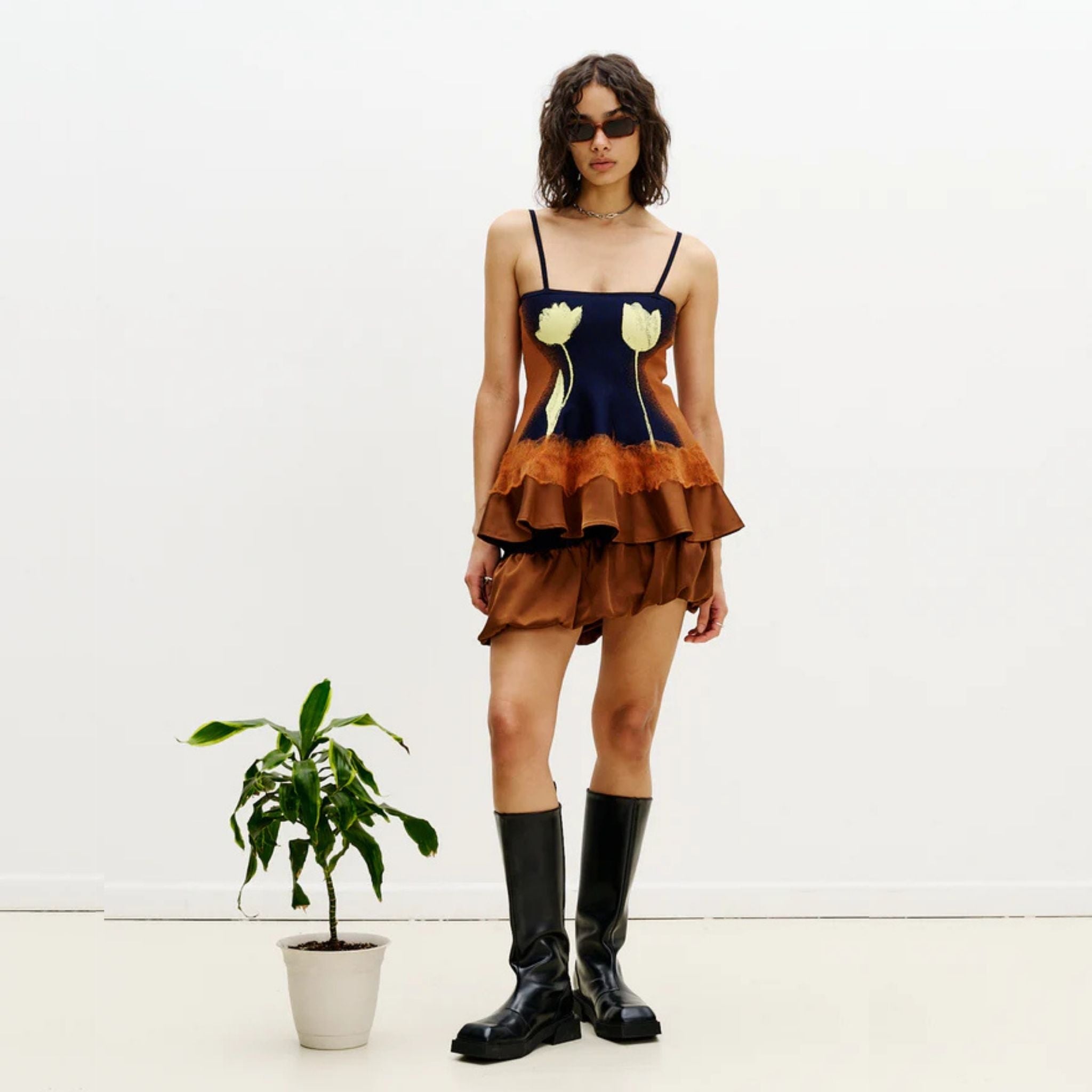 Tulip Needle Punch Tank Top