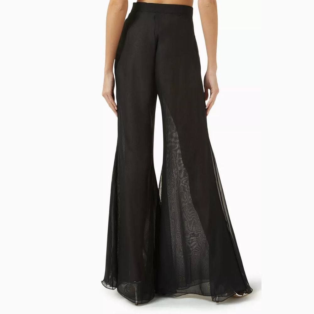 Tanya Mousseline Black Pants