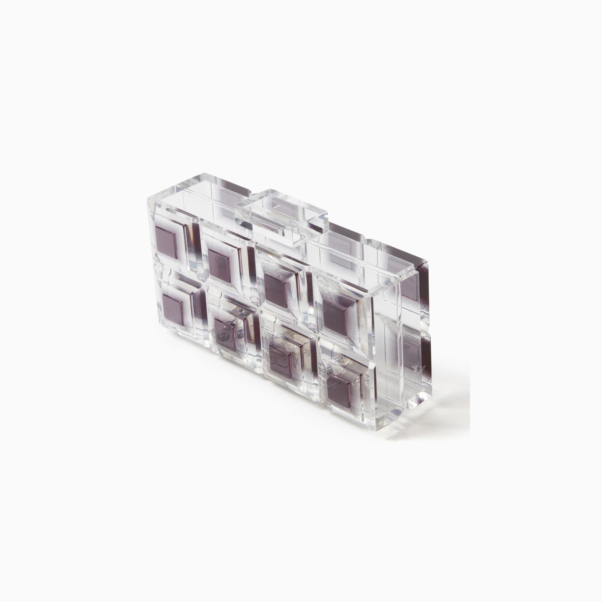 Zaha Clutch - Smoke Black