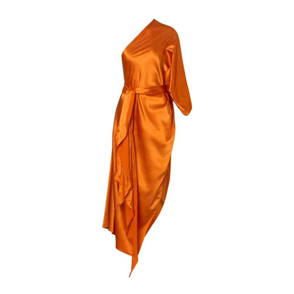 baobab cabana one shoulder dress Baobab Collection | Dresses | Nwt Baobab Collection Cabana Orange Luz Mini Oneshoulder  Dress