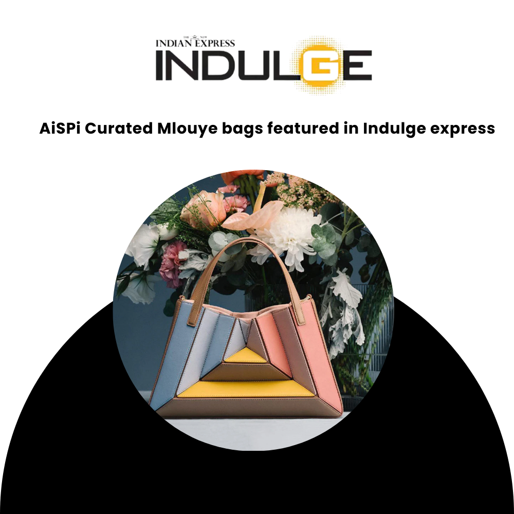 AiSPi Curated Mlouye bags featured in Indulge express