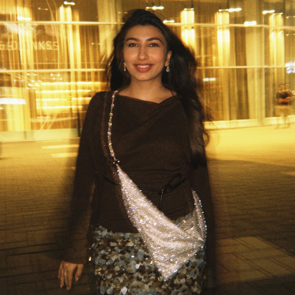Reva Goswami styles Rosantica bag for her concert look
