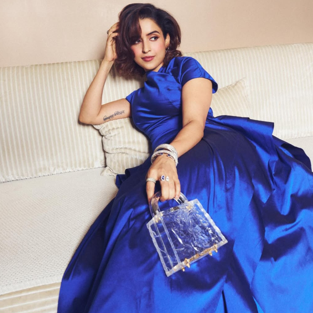 Sanya Malhotra wears AiSPi at the Binghatti event