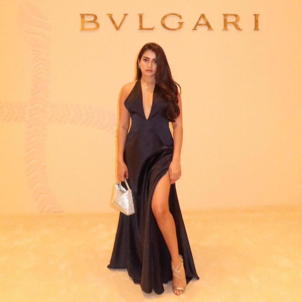 Tanya Ghavri in AiSPi at the Bvlgari Serpenti Infiniti Exhibition