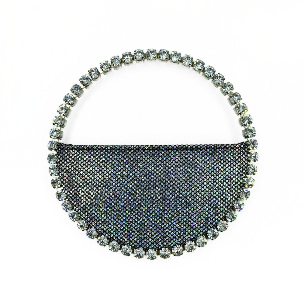 Eternity Black Glitter Clutch