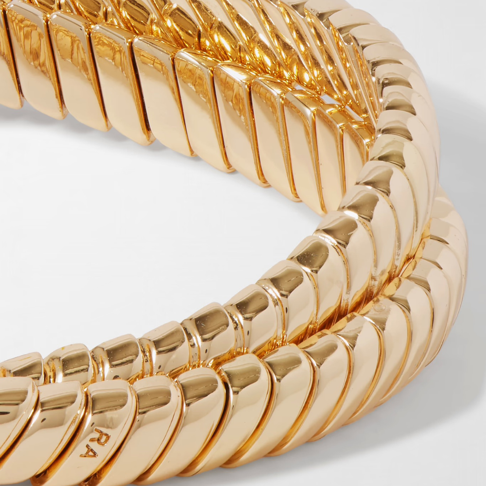 The Double Cobra Bracelet- Gold