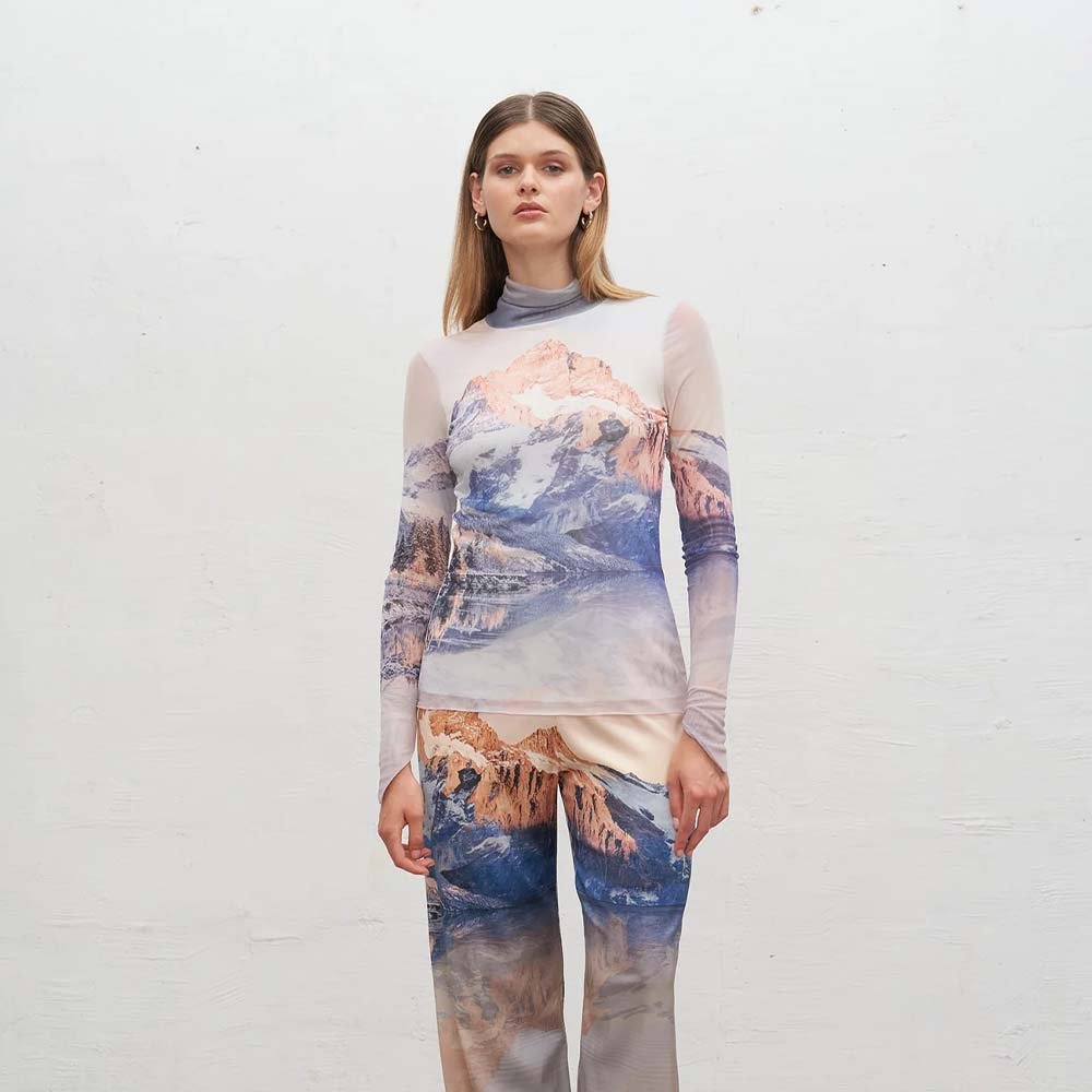 Lennon Knitted Stretch Top - Reborn