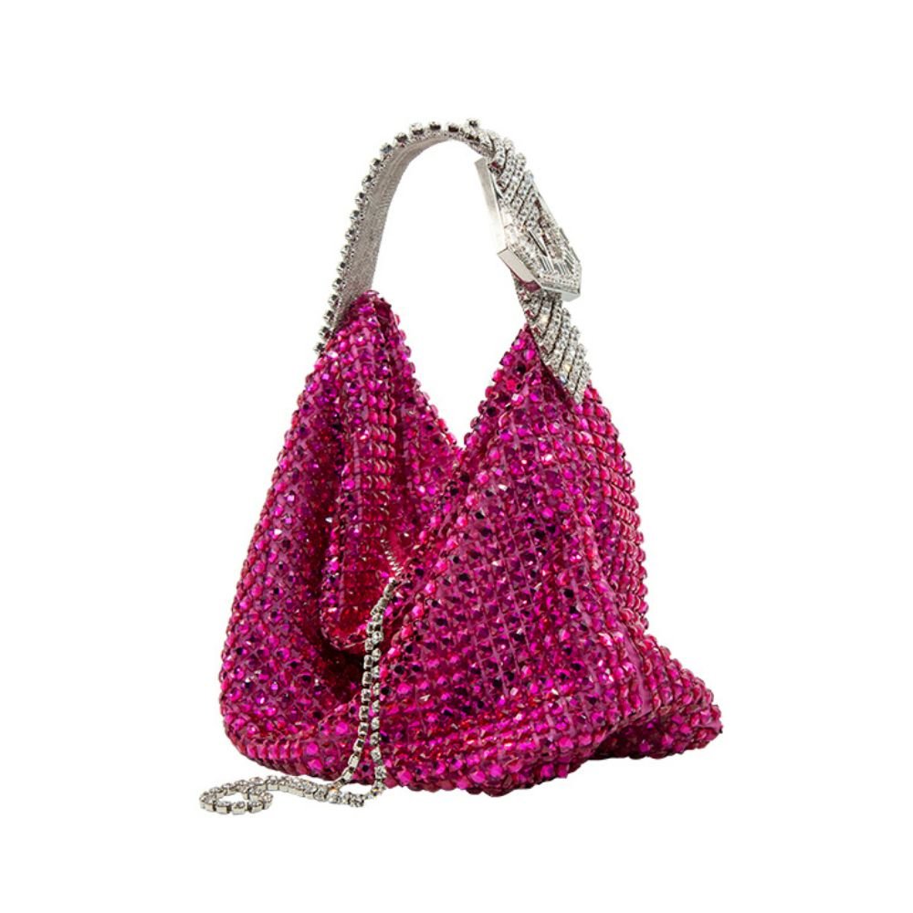 Jill Net Fuchsia Bag