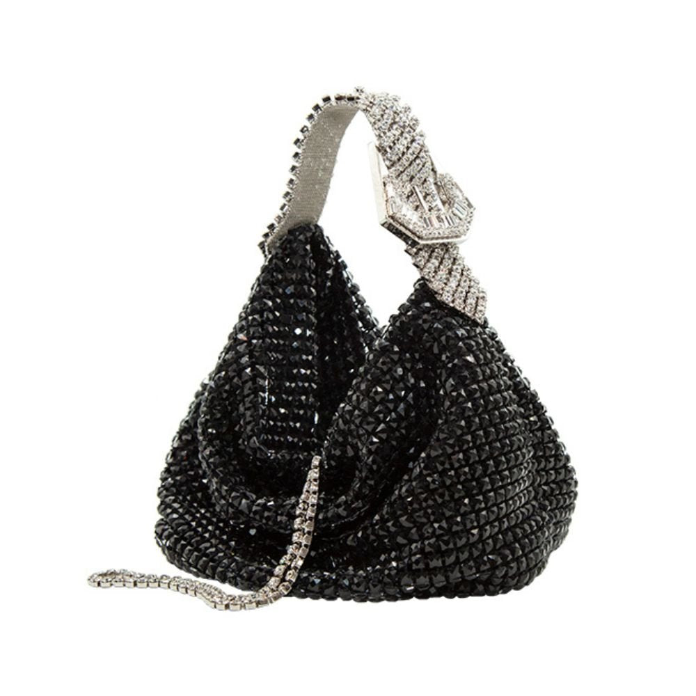 Jill Net Jet Black Bag