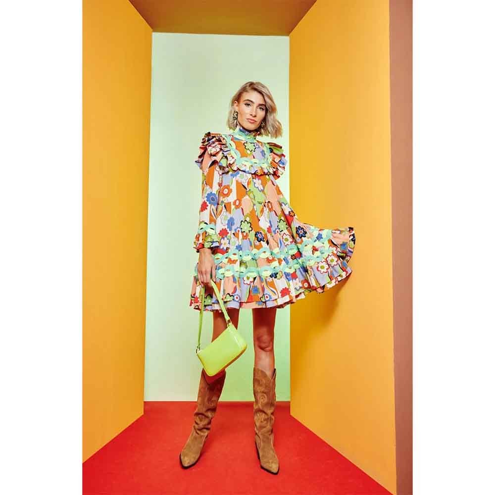 Coquelicot Dress - Blue