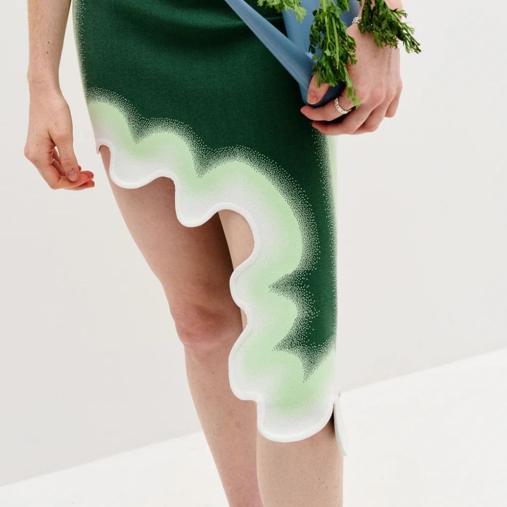 Aster Reversible Wavy Asymmetric Dress