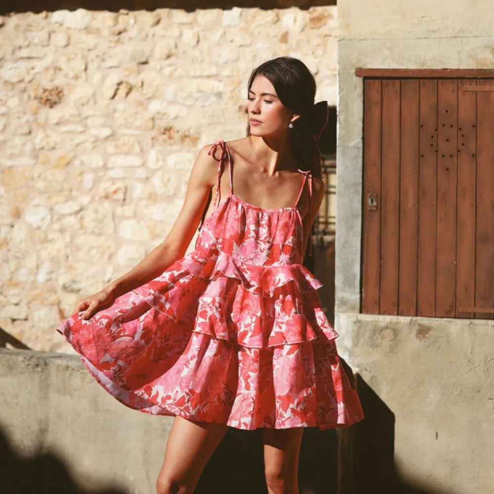 Astrid Dress - Mallow Rose
