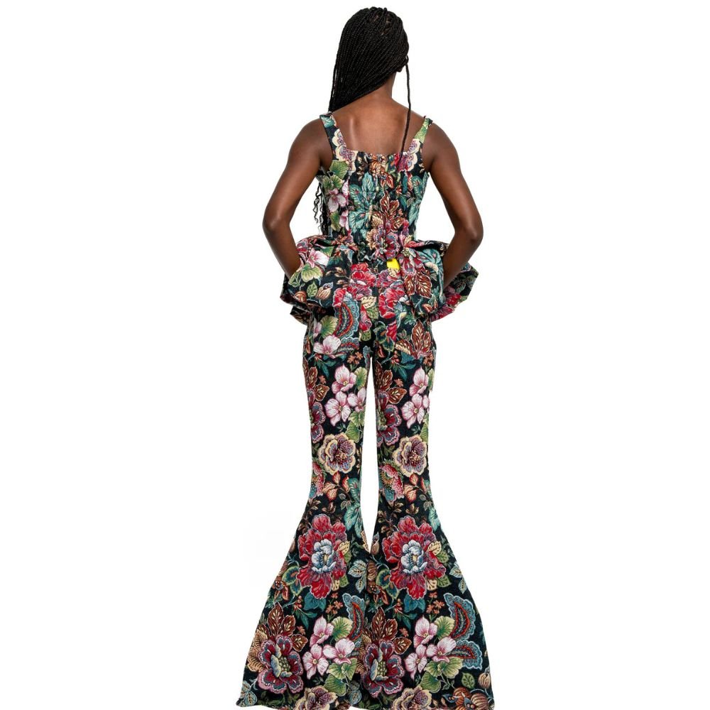Brocade Corset - Black