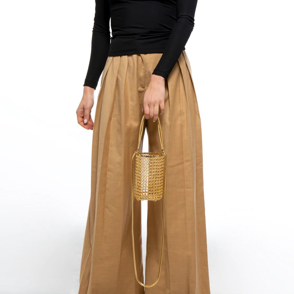 Bebu Bucket Gold Bag