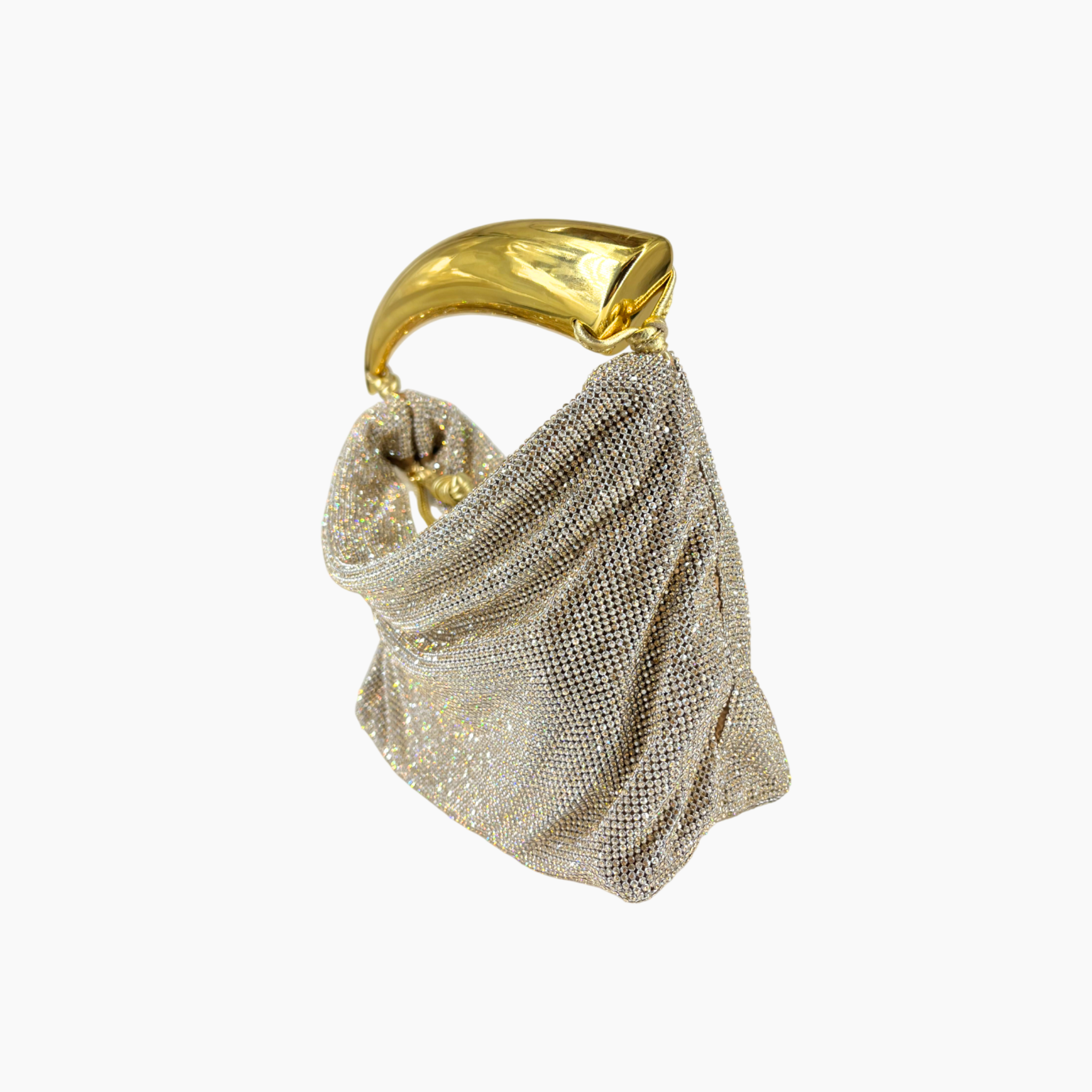 Blake Mini Strass Mesh Bag - Yellow Shadow
