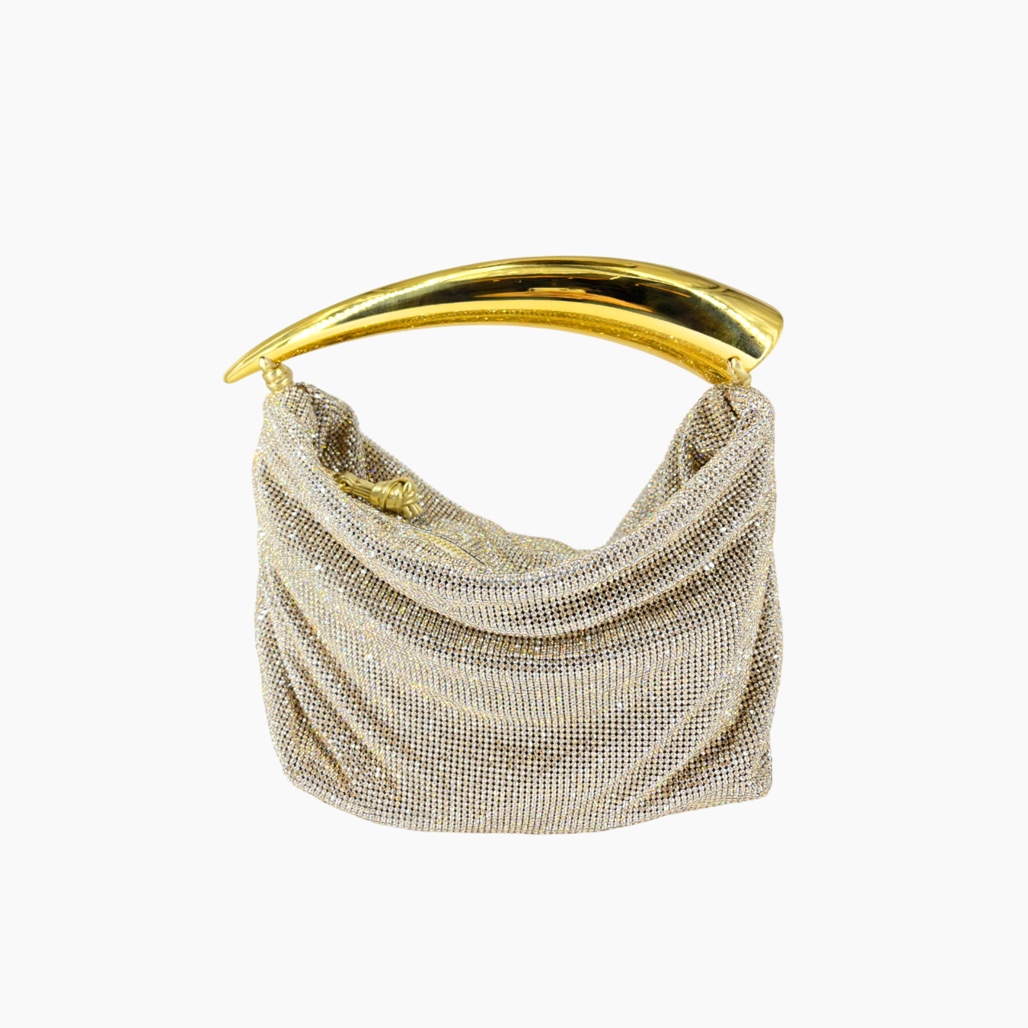 Blake Mini Strass Mesh Bag - Yellow Shadow