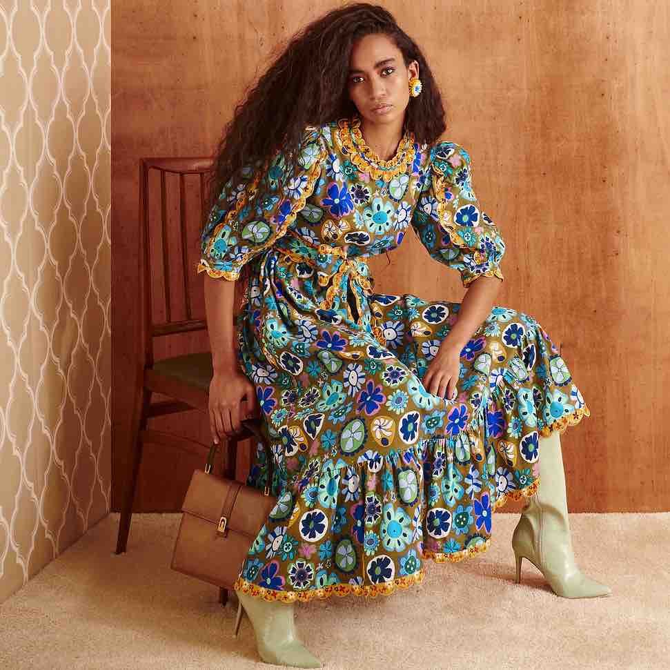 Merapi Dress - Green